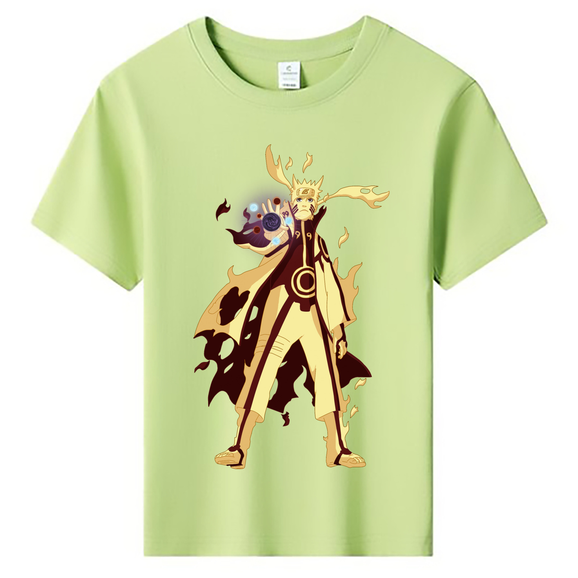 （画像用） NARUTO -ナルト- うずまき ナルト Uzumaki Naruto 綿100％キッズTシャツ（フロントプリント）